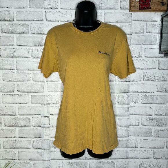 Columbia Logo Short Sleeve Tshirt Shirt Tee Size Medium - Picture 2 of 6